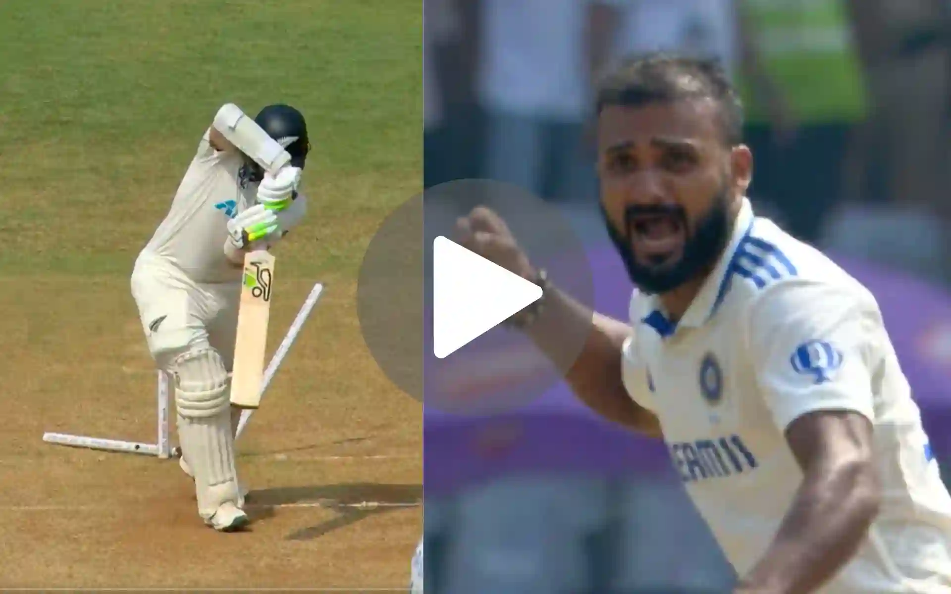 [Watch] Akash Deep Makes Shami Proud As Magical Delivery Uproots Latham's Middle-Stump